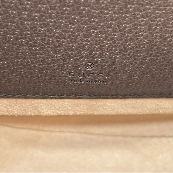 Gucci Brown Mini GG Supreme Ophidia Round Backpack - Picture 5 of 7